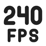 Fps 240 SVG Icon
